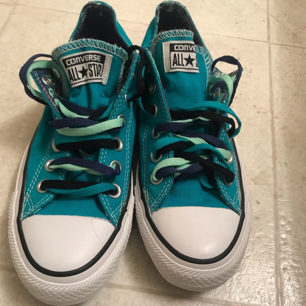 Teal converse